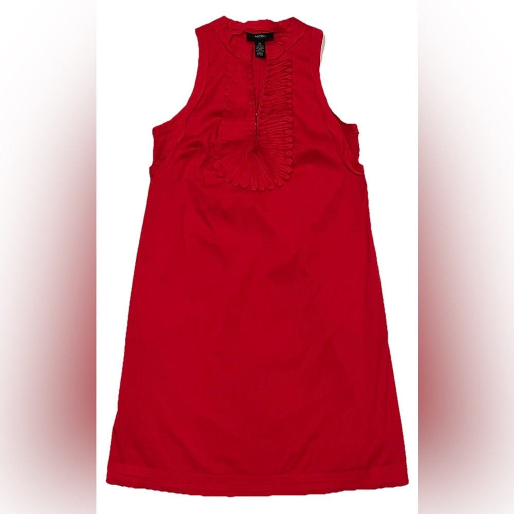 Alfani Red Ruffle Sheath Dress, 2P